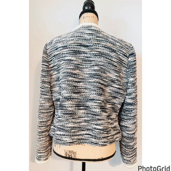 Boston Proper Shimmer Tweeed Jacket - Picture 3 of 11